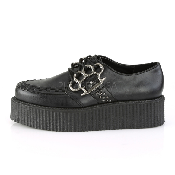 Other - Mens Goth Platform Brass Knuckles Creeper Shoes